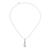 Cultured pearl pendant necklace, 'Pearl Wave' - Elegant Cultured Pearl Pendant Necklace from Thailand