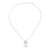 Sterling silver pendant necklace, 'Sleek Swirl' - Thai Abstract Style Sterling Silver Pendant Necklace