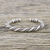 Sterling silver cuff bracelet, 'Lanna Beauty' - Handmade Sterling Silver Thai Hill Tribe Cuff Bracelet (image 2) thumbail