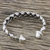 Sterling silver cuff bracelet, 'Ceriy Strength' - Handmade Sterling Silver Thai Hill Tribe Cuff Bracelet (image 2b) thumbail