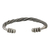 Sterling silver cuff bracelet, 'Serene Wave' - Handmade Sterling Silver Thai Hill Tribe Cuff Bracelet