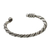 Sterling silver cuff bracelet, 'Lanna Flora' - Handmade Sterling Silver Thai Hill Tribe Cuff Bracelet (image 2c) thumbail