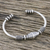 Sterling silver cuff bracelet, 'Hill Tribe Elegance' - Handmade Sterling Silver Thai Hill Tribe Cuff Bracelet (image 2b) thumbail