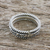 Sterling silver wrap ring, 'Lanna Bliss' - Handmade Sterling Silver Wrap Ring from Thailand (image 2b) thumbail