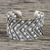 Sterling silver cuff bracelet, 'Silver Splendor' - Handmade Sterling Silver Cuff Bracelet from Thailand (image 2) thumbail
