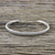 Sterling silver cuff bracelet, 'Hill Tribe Signature' - Handmade Sterling Silver Thai Hill Tribe Cuff Bracelet thumbail