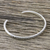 Sterling silver cuff bracelet, 'Hill Tribe Signature' - Handmade Sterling Silver Thai Hill Tribe Cuff Bracelet (image 2b) thumbail