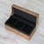 Velvet watch box, 'Time Keeper' (7.75 inch) - Handmade Brown Velvet Watch Box from Thailand (7.75 Inches)
