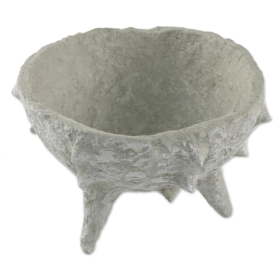 Spiky Coconut Shell Decorative Bowl from Thailand