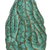Recycled paper decorative vase, 'Mystic Mountain' - Wave Motif Recycled Paper Decorative Vase from Thailand