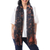 Tie-dyed cotton scarf, 'Subtle Colors' - Tie-Dyed Fringed Cotton Wrap Scarf in Brown from Thailand (image 2b) thumbail