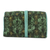 Rayon and silk blend jewelry roll, 'Floral Fashionista' - Rayon and Silk Blend Jewelry Roll in Green from Thailand (image 2d) thumbail
