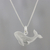 Sterling silver pendant necklace, 'Ocean Whale' - Handmade 925 Sterling Silver Whale Pendant Necklace
