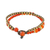 Quartz beaded bracelet, 'Evermore' - Double Strand Orange Quartz Beaded Macrame Bracelet (image 2c) thumbail