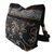 Cotton shoulder bag, 'Floral Nighttime' - Floral Cotton Shoulder Bag from Thailand (image 2c) thumbail