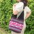 Cotton blend shoulder bag, 'Thai Flora' - Pink Floral Cotton Blend Shoulder Bag from Thailand