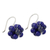 Lapis lazuli dangle earrings, 'Blue Grapes' - Lapis Lazuli Cluster Dangle Earrings from Thailand (image 2c) thumbail