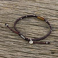 Featured review for Jasper macrame cord bracelet, Earth Saver