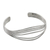 Sterling silver cuff bracelet, 'Beautiful Melody' - Sterling Silver Wire Narrow Cuff Bracelet from Thailand (image 2c) thumbail