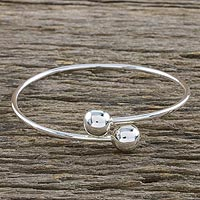 Featured review for Sterling silver bangle bracelet, Silver Friends