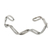 Manschettenarmband aus Sterlingsilber - Manschettenarmband aus gedrehtem Draht aus Sterlingsilber