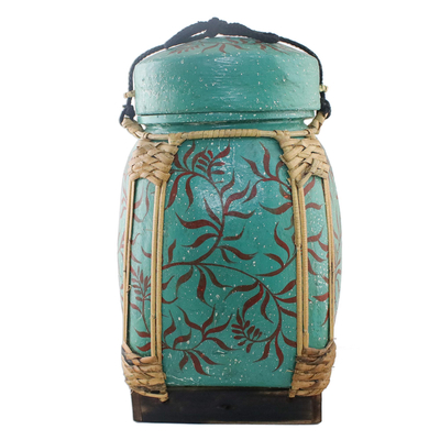 Decorative Jar in Green from Thailand