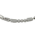 Sterling silver beaded bracelet, 'Morse Code Love' - Handmade 925 Sterling Silver Morse Code Love Chain Bracelet