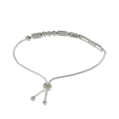 Handmade 925 Sterling Silver Morse Code Love Chain Bracelet - Morse ...