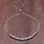 Sterling silver beaded bracelet, 'Morse Code Hope' - Handmade 925 Sterling Silver Morse Code Hope Chain Bracelet (image 2b) thumbail