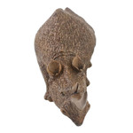 Wood sculpture, 'Majestic Rhino' - Hand Carved Thai Raintree Wood Realistic Rhino Sculpture