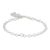 Charm-Armband aus Sterlingsilber - handgefertigtes Elefanten-Gliederarmband aus 925er Sterlingsilber