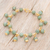 Gold plated jade link bracelet, 'Jade Deluxe' - 18K Gold Plated Jade Link Bracelet with Hook Clasp (image 2) thumbail