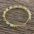 Gold plated prehnite bangle bracelet, 'Romantic Fling' - 18k Gold Plated Prehnite Bangle Bracelet from Thailand (image 2b) thumbail