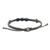 Lapis lazuli macrame bracelet, 'Karen Waves' - Lapis Lazuli Macrame Bracelet from Thailand (image 2d) thumbail