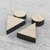 Wood restroom signs, 'Abstract Pictogram' (pair) - Set of 2 Abstract Men and Women Wood Restroom Signs