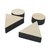 Wood restroom signs, 'Abstract Pictogram' (pair) - Set of 2 Abstract Men and Women Wood Restroom Signs