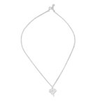 Sterling silver pendant necklace, 'Geometric Elephant' - Sterling Silver Elephant Pendant Necklace from Thailand