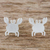 Sterling silver stud earrings, 'Little Crab' - Sterling Silver Crab Stud Earrings Handmade in Thailand (image 2) thumbail