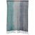 Silk scarf, 'Smoky Forest' - Handwoven Grey and Green Fringed Silk Scarf from Thailand (image 2e) thumbail