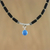 Multi-gemstone beaded pendant necklace, 'Everlasting Bond' - Multi-Gemstone Beaded Pendant Necklace from Thailand (image 2b) thumbail