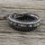 Multi-gemstone beaded wrap bracelet, 'Nature's Wanderlust' - Unisex Leather and Multi-Gemstone Beaded Wrap Bracelet (image 2) thumbail