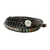 Multi-gemstone beaded wrap bracelet, 'Nature's Wanderlust' - Unisex Leather and Multi-Gemstone Beaded Wrap Bracelet (image 2c) thumbail