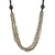 Wood beaded necklace, 'Rising Summer Ivory' - Handcrafted Littleleaf Boxwood Ivory Beaded Necklace (image 2d) thumbail
