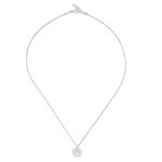 Sterling silver pendant necklace, 'Paw Print' - Sterling Silver Pawprint Pendant Necklace from Thailand