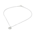 Sterling silver pendant necklace, 'Paw Print' - Sterling Silver Pawprint Pendant Necklace from Thailand