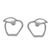 Sterling silver stud earrings, 'Apples' - Sterling Silver Apple Stud Earrings from Thailand