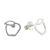 Sterling silver stud earrings, 'Apples' - Sterling Silver Apple Stud Earrings from Thailand
