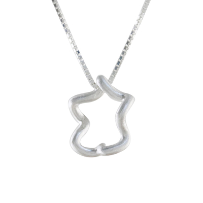 Sterling Silver Abstract Star Necklace from Thailand