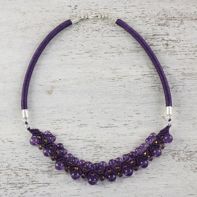 Amethyst collar necklace, Lets Party