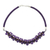 Amethyst collar necklace, 'Let's Party' - Amethyst Collar Necklace Handcrafted in Thailand (image 2a) thumbail